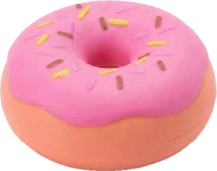The Doughnut in Pink On Peach