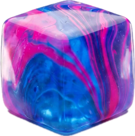 The Marble in Pink & Blue Swirl