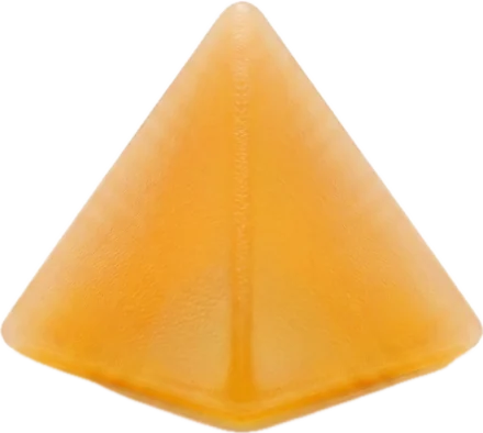 The Pyramid in Amber Yellow