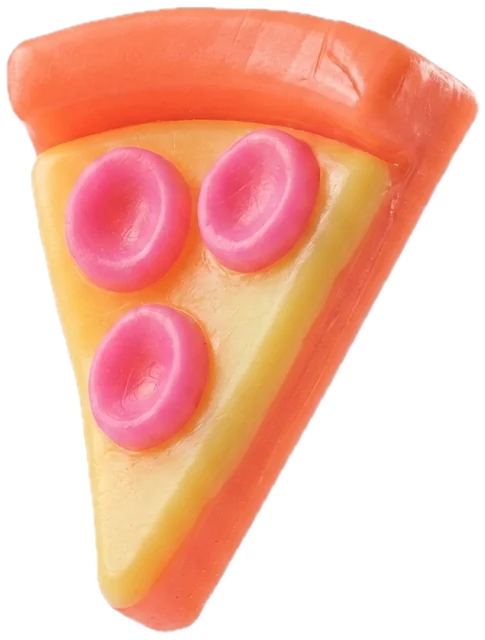 The Slice in Coral Crust & Pink Pepperoni