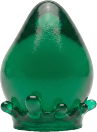 The Ember Egg in Emerald Green