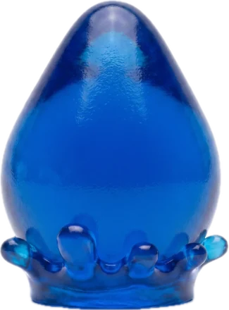 The Ember Egg in Sapphire Blue