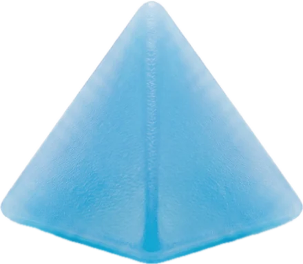 The Pyramid in Ice Blue